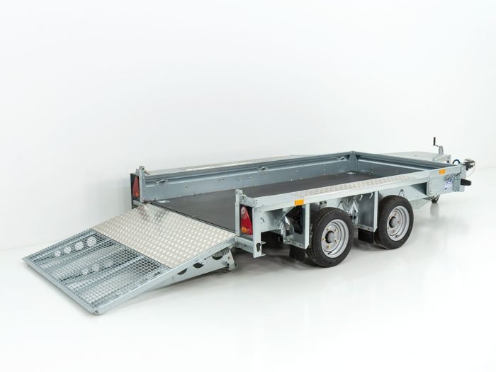 Ifor Williams Baumaschinenanhänger GX105 157×303 2,7t|Auffahrrampe – Bild 1
