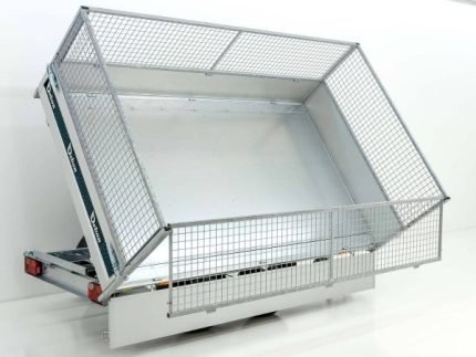 Debon Dreiseitenkipper 180×306 2,6t|E-Pumpe|Gitter