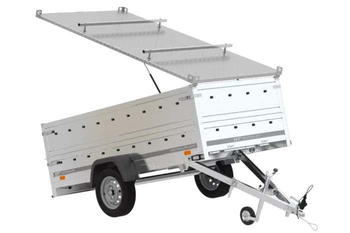 Anhänger GARDEN TRAILER 264 KIPP mit Bordwandaufsatz und Aludeckel – Bild 3