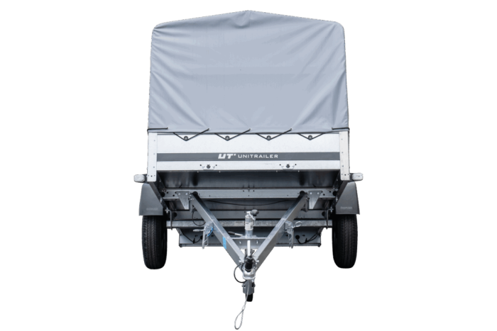 Anhänger Pkw 230×125 Garden Trailer 230 KIPP Unitrailer 750 kg mit Stützrad, Hochplane und Hochspriegel – Bild 6