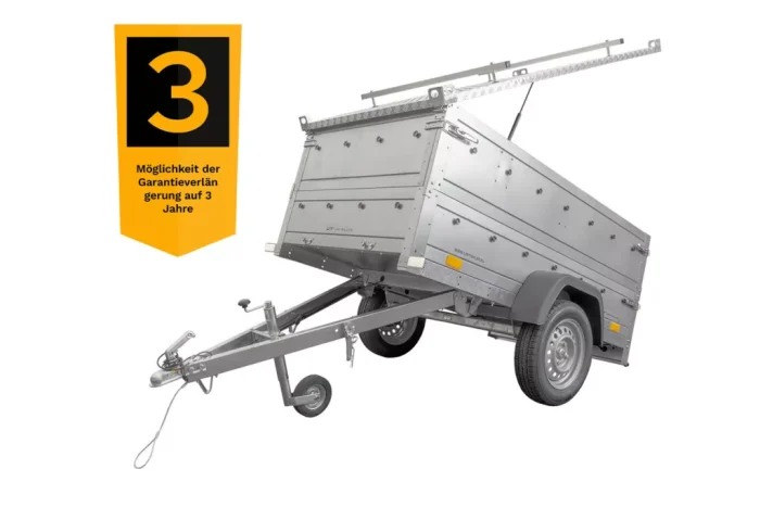 Anhänger mit Deckel Garden Trailer 200 KIPP 200×106 cm 750 kg – Bild 1