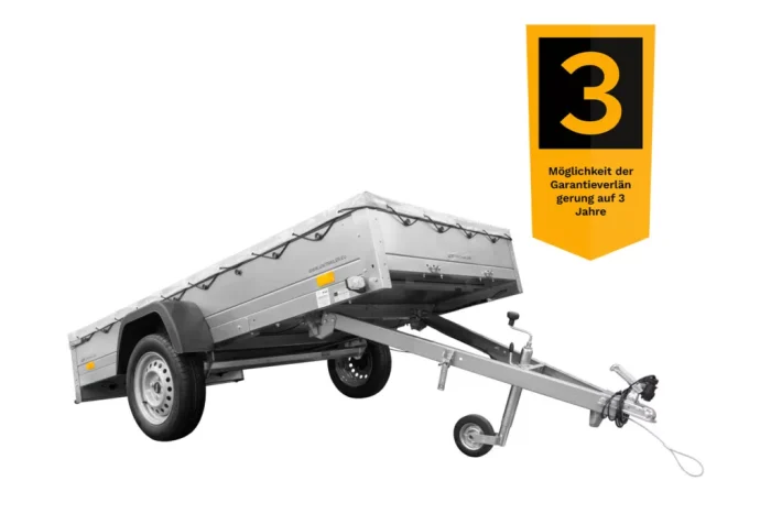 Anhänger mit Flachplane GARDEN TRAILER 264 KIPP [inkl. Planenträger] – Bild 1