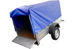Anhänger mit Plane GARDEN TRAILER 201 KIPP [mit Stützrad, blauer Hochplane und Hochspriegel] – Bild 6