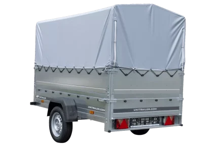 Führerschein B Anhänger GARDEN TRAILER 230 KIPP mit Stützrad, zusätzlichen Bordwänden, Hochplane und Hochspriegel H800