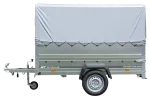 Führerschein B Anhänger GARDEN TRAILER 230 KIPP mit Stützrad, zusätzlichen Bordwänden, Hochplane und Hochspriegel H800 – Bild 3