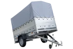 Führerschein B Anhänger GARDEN TRAILER 230 KIPP mit Stützrad, zusätzlichen Bordwänden, Hochplane und Hochspriegel H800 – Bild 4